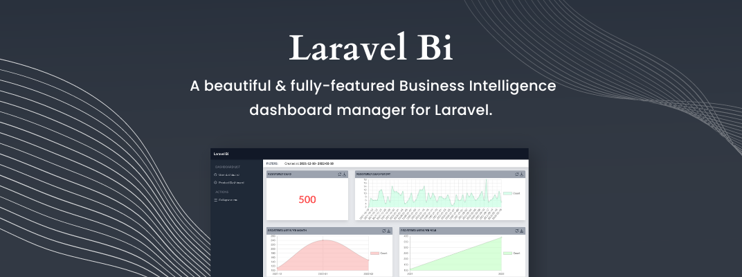 Laravel Bi - A Business Intelligence Dashboard Manager